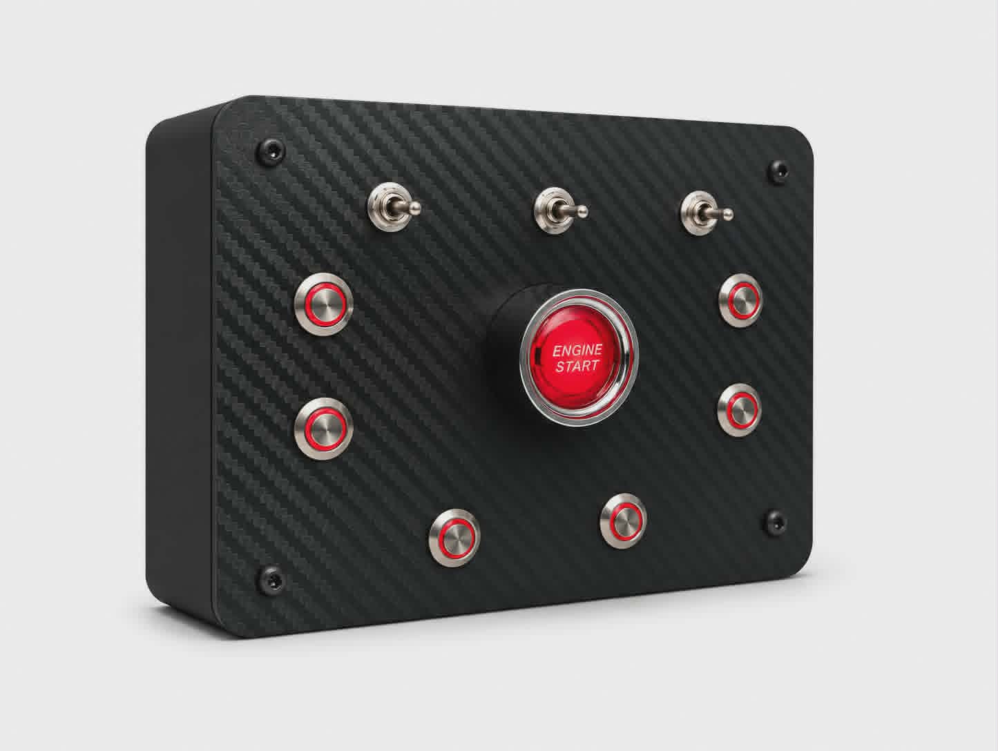 Placeholder concept image for the Ctrlwrx Paddock button box